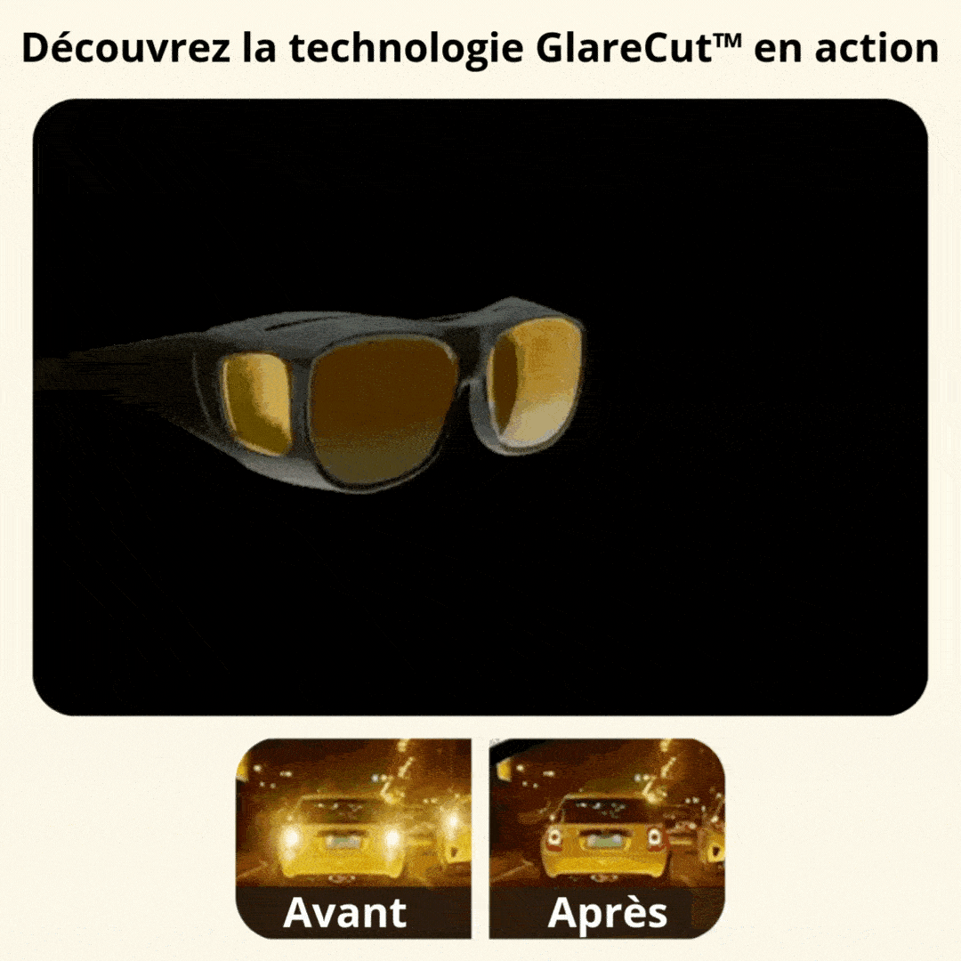 Lunettes NightOptics™ avec technologie GlareCut