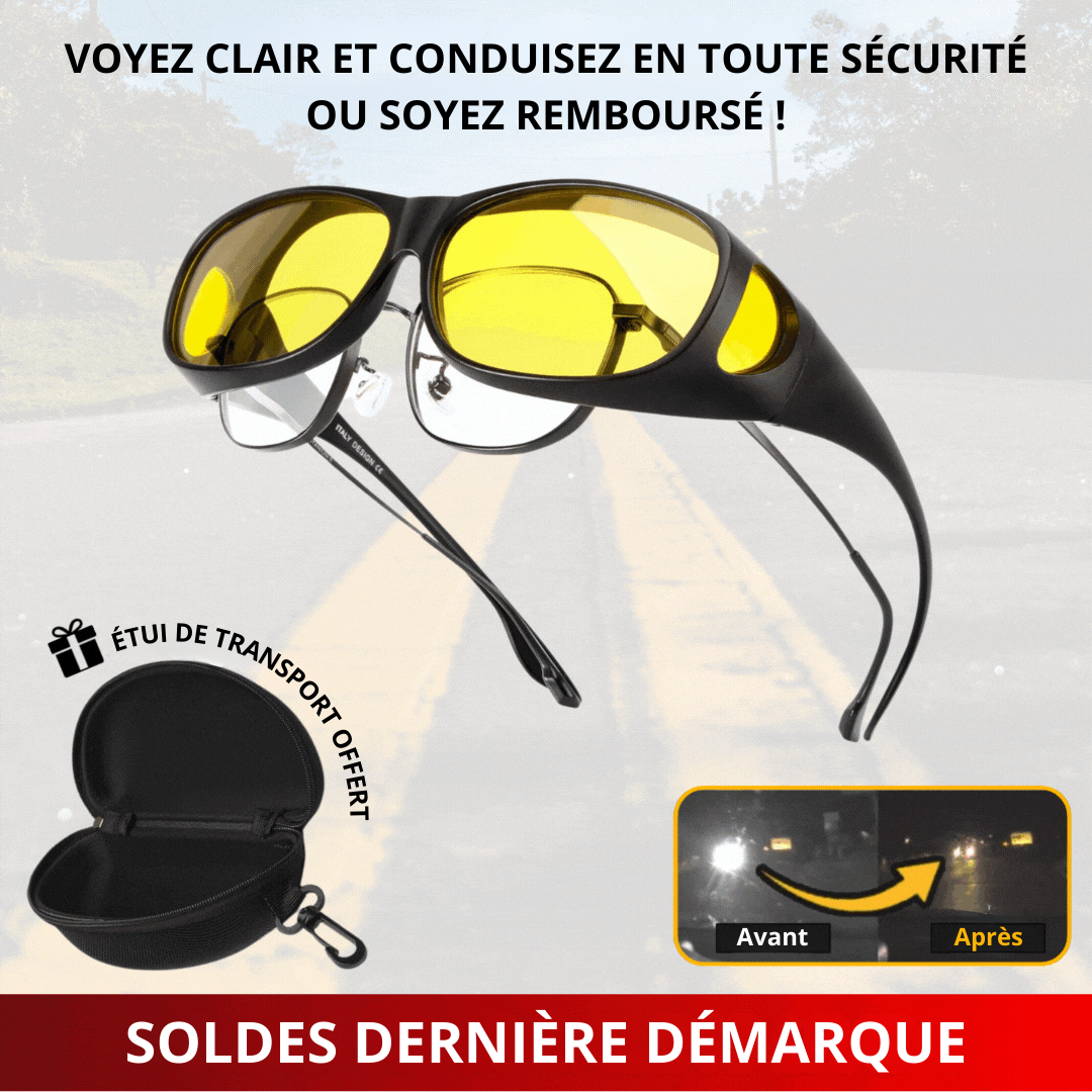 Lunettes NightOptics™ avec technologie GlareCut
