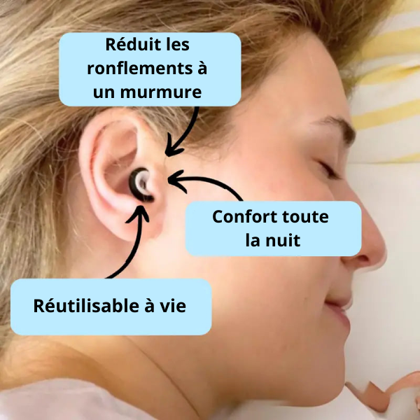 Bouchons d'oreille anti-ronflement